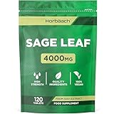 Salbei Extrakt Hochdosiert 4000mg | 120 Vegane Tabletten | für die Wechseljahre | Sage Leaf Tablets | von Horbaach