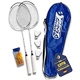 Best Sporting 200 XT Badminton Set, 2 Badminton Schläger 3...