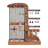 Halsketten-Organizer, Halsketten-Organizer-Turm, Armband-Organizer-Tablett, Schmuck-Organizer, Schmuck-Organizer, Ausstellungsständer für Schlafzimmer,