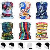 flintronic Multifunktionstuch Gesichtsmaske Elastische Schlauchtuch Mundschutz Maske Herren/Damen Halstuch Kopfbedeckung Sonnenschutz Maske Balaclava Loop-Schal für Yoga Laufen Wandern