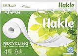 Hakle Toilettenpapier, Recycling 4-lagig 8 x 130 Blatt