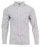 Tommy Hilfiger Herren Hemd - Gestreift (DE/NL/SE/PL, Alphanumerisch, L, Regular, Regular)