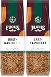 Fuchs Gewürze – Bratkartoffel Gewürzsalz im recyclebaren Nachfüllbeutel, Salz zum Würzen von Brat- & Ofenkartoffeln, Pommes Frites - 70 g (Packung mit 2)