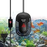 GOMETY Aquarium Heizstab, 100W Mini justierbare Aquarium Heizung mit Externem Controller und Intelligente Digitale Temperaturanzeige Fish Tank Heizung für 50-120L Kleines Aquarium