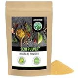 Senfpulver (500g), Senfmehl 100% naturrein aus Senfkörnern,...