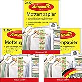 Aeroxon - Mottenschutz für Kleiderschrank - Mottenpapier -...