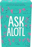 Funko Games - ASKALOTL - Gioco da Tavolo per Bambini dagli 8 Anni - Trova l'Axolotl Con Domande Esilaranti - Gioco di Carte - Giochi da Tavolo per Famiglie - 3-8 Giocatori -30 Min- Versione Italiana