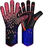 QUICARD Torwarthandschuhe, Gute Griffigkeit fußball Handschuhe Kinder in den Größen 6/7/8/9/10,Starker Empfänger für Jugendliche, Erwachsene, Kinder (Rot, 8)