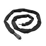 Fahrradschloss Fahrradkettenschlösser Anti-Diebstahl-Fahrradkettenschloss 3,9 Fuß langes Kettenschloss 4-stelliges Zahlenschloss for Fahrräder Bike Lock(1.2m)
