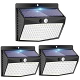 Peasur Solarlampen für Außen mit Bewegungsmelder, [3...