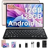 FACETEL Tablet 10 Zoll Android 13 Tablet PC mit 5G WLAN...