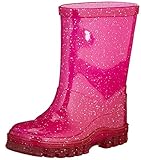 Beck Mädchen glitter Gummistiefel, Pink, 30 EU