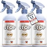 KRAFTKÖNIG PREMIUM Läusespray - Sofort + Effektiv Formel - 3x 500ML Läuse Abwehrspray für Textilien, Möbel und Umgebung - Anti Läuse Spray als ideale Ergänzung zum Läuseshampoo