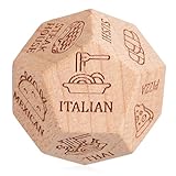 JOINPAYA Holz-Dinner-entscheidungsspiel Für Praktischer Essensentscheidungswürfel Für Date Für Familienfeiern Und Partys Langlebig Und Tragbar