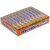 Mentos Fanta Dragees, Limited Edition, Multipack (20 Rollen à 37,5g) Kaubonbons mit fruchtigem Orangen-Limonaden Geschmack