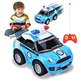 Kleinkind Mini Rennauto, 2.4 GHz Mini Auto Spielzeug, Auto Spielzeug Set, Mi-ni Spielzeugautos Set, Mi-ni Die Cast Spielzeugautos Se-t, Autos Spielzeu-g für Kinder, für Junge Mädchen 3+ Jahre (Blau)
