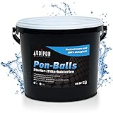 KOIPON Pon-Balls 1L Filterstarter | Nitrifizierende Bakterien & Mikroorganismen | Teichstarter | Teichbakterien zur Teichpflege von Gartenteich, Fischteich, Schwimmteich | Filterbakterien-Gelkugeln