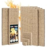 KOTARBAU® Kaminanzünder 400 STK Würfel Grillanzünder Schnellanzünder Öko Ofenanzünder Kohlenanzünder Feueranzünder Holzofenanzünder Holzwolle Wachs