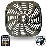 Jbliuic 6QT Air Fryer Grillpfanne für Gourmia GAF616 Luftfritteusen, verbesserte Air Fryer Grillplatte, Crisper Tray Plate Rack Einsatz Rost Gitter Regal für Gourmia 6QT Luftfritteuse,