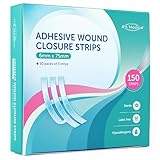 JFA Medical 150er Set Wundnahtstreifen-Strips / Klammerpflaster Nahtmaterial Wundverschluss-Streifen 6 x 75 mm
