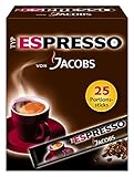 Jacobs löslicher Kaffee Espresso, 100 Instant Kaffee Sticks, 4er Pack, 4 x 25 Getränke