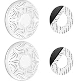 SAVS CS11 Kombinierter Rauch und CO Melder 2er-Pack – 10 Jahre Batterie – Rauchmelder und Kohlenmonoxid Melder - Extra dünnes Design – Kein LED-Licht – Montage ohne Bohren