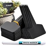 Orrdiffi 100Stk Plastik pflanzschilder für draussen...