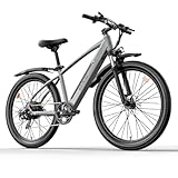 GUNAI GN27 Electric Bike for Adults 27.5' Electric Commuter Bike with 48V 10.4AH Battery,7 Speed and Torque Sensor