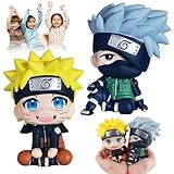 YISKY Naruto Anime Figuren, 2 Stück Naruto PVC Actionfigur,...