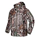 Kelmon Herren Softshelljacke Taktische Jacke Wasserabweisend Militär Jacke Camouflage Jacke Outdoorjacke Warme Winddichte Funktionsjacke