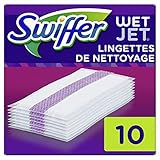 Swiffer Wetjet Besen Spray Refill Reinigungstücher für alle Böden, 4er Pack (4 x 10 Stück)