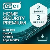 ESET HOME Security Premium 2024 | 3 Geräte | 2 Jahre | inklusive Passwort Manager, Datenverschlüsselung, Browserschutz & Privatsphäre | Windows, MacOs, Android oder iOS | Aktivierungscode per E-Mail