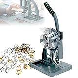 Halbautomatische Ösenpresse mit transparenter Futterbox, ideal für Leder-, Stoff- und Planenösenbefestigung