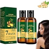 35ml Ingwer Gegen Haarausfall Öl,Shampoo gegen Haarausfall, Ginger Anti Hair Loss Oil, Ingwer-Anti-Haarausfall-Wachstumsbehandlung, Repariert geschädigtes Haar (2PCS)