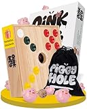 Spielario® OINK und Weg | Schweinchen Spiel | das lustige Familienspiel für zwischendurch | Pig Hole | mehr Spannung durch taktisches Würfeln | das Schweinchenspiel als Geschenk