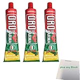 Oro di Parma Tomatenmark mit Würzgemüse 3er Pack (3x 200g Tube) + usy Block