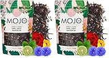 Mojo Tea Earl Grey Rainbow 50g - Schwarzer Tee aromatisiert mit Bergamotte & Blütenblättern - Premium loser Blatttee - Duftend & aromatisch - Exklusiver Teegenuss (Packung mit 2)