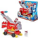 Paw Patrol, 10. Jubiläum, Marshalls Rise and Rescue verwandelbares Spielzeugauto mit Actionfiguren und Zubehör, ab 3 Jahren, Polizeifahrzeug