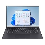 LG gram 14Z90RU-G.AA55B Ultraleichtes Notebook, 14 Zoll, IPS WUXGA, Intel Core i5-1334U 10 Kerne, 16 GB RAM, 512 GB SSD, 999 g, Akku bis zu 24,5 h, Intel Graphics, Windows 11 Home, Schwarz