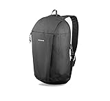 Quechua NH100 Wanderrucksack, 10 Liter, Schwarz (Schwarz),...