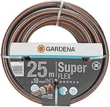 GARDENA PremiumFLEX Schlauch 19mm (3/4 Zoll), 25m Set, Berstdruck 35 bar; enthält Premium FLEX Schlauch 19mm (3/4 Zoll), 25m und Schlauchwagen CleverRoll M, Kapazität bis zu 60m