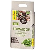 Floragard Bio-Erde Aromatisch 1x3 Liter - für Anzucht und Aussaat sowie für Kräuter - torffrei und vegan