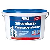 PUFAS Siliconharzfassadenfarbe 10,000 L, 231, Extra Weiß, 10 l (1er Pack)