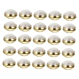 OSALADI 100 Stück Mini Perlenknöpfe für Puppenkleidung DIY Nähzubehör Goldene Dekorationsknöpfe für Stoffpuppen Langlebig und Robust für Bastelprojekte und Scrapbooking