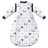 Yoofoss Baby Schlafsack Winter mit abnehmbaren Ärmeln Baumwolle 3.0 TOG Warm Baby Winterschlafsack Herbst Babyschlafsack Neugeborene im 12-18 Monaten Perfekte für Winter Panda