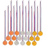 BESPORTBLE 1 Satz Medaille Medaillen Verleihen Aufkleber Kinderspielzeug Reise-Bingo-Spiel Für Fußballmedaillen Für Party Kindersportmedaillen Spiele Plastik 36st