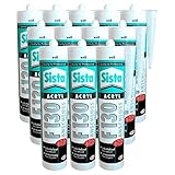 12er Pack: Henkel Sista Acryl-Fugendichter F130, 300ml Kartu