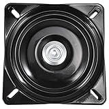 Bootssitz mit 6 , drehbar, um 360 Grad drehbar, universal, Maße 15,4 x 15,4 x 2 cm