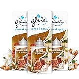 Glade (Brise) Sense & Spray Nachfüller (für Glade Lufterfrischer Gerät), Sensual Sandalwood & Jasmine,3er Pack (3x18 ml)