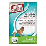 Simple Solution Hunde Windeln XL, 12 Stück